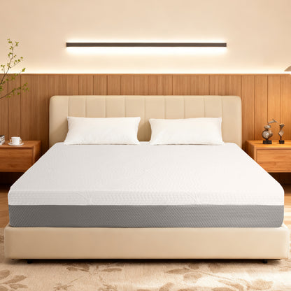 14-Inch Premium KING Mattress - Premium 4-Layer Foam Sofa & Mattress - Japanese Design & Manufacturing, Ultra-Breathable, Eco-Friendly, Antimicrobial, Ergonomic Zoned Support, CertiPUR-US & OEKO-TEX
