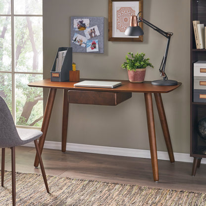 Study Computer Desk,Office Desk, Study Table,Writing Desk with Drawer for Home ,Office Modern Furniture,Walnut Color (Original SKU:59312.00)